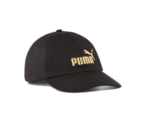 Baseball Cap PUMA "ESS NO.1 LOGO BB CAP", Herren, puma schwarz, gold, logo, Baumwolle, unifarben, Caps, sportlicher Stil, aus Baumwolle, für Erwachsene (98131432-0) puma schwarz, gold, logo
