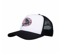 Baseball Cap SANTA CRUZ "CLASSIC HAND MESHBACK", Herren, schwarz-weiß (weiß, schwarz), Obermaterial: 50% Baumwolle, 50% Polyester, Caps, sportlicher Stil, für Erwachsene, mit PBK-Code (59410666-0) wei