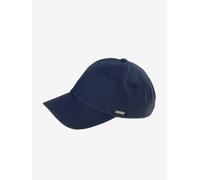 Baseball Cap TOM TAILOR, Herren, blau (dunkelblau), Canvas, Baumwolle, unifarben, Caps, mit dezenter Fischgrätenstruktur (51463950-0) dunkelblau