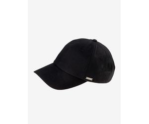 Baseball Cap TOM TAILOR, Herren, schwarz, Canvas, Baumwolle, unifarben, Caps, mit dezenter Fischgrätenstruktur (79395050-0) schwarz