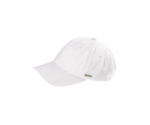 Baseball Cap TOM TAILOR, Herren, weiß, Canvas, Baumwolle, Caps, mit dezenter Fischgrätenstruktur (21443807-0) weiß