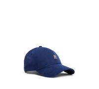 Baseball Cap TOMMY HILFIGER "ELEVATED CHIC CAP", Damen, blau (preppy navy), Web, Baumwolle, Caps, Mit festem Schirm (52736350-0) preppy navy