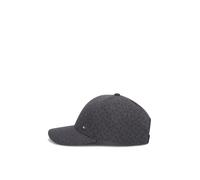 Baseball Cap TOMMY HILFIGER "FLAG JACQUARD", Herren, schwarz, Web, Baumwolle, gemustert, Caps, Regular fit mit festem Schirm (10547751-0) schwarz