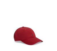 Baseball Cap TOMMY HILFIGER "FLAG SOFT", Damen, regatta rot, Web, Baumwolle, unifarben, Caps, Regular fit mit festem Schirm (97206617-0) regatta rot