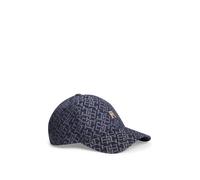 Baseball Cap TOMMY HILFIGER "MONOGRAM", Herren, space blau, Web, Baumwolle, gemustert, Caps, Regular fit mit festem Schirm (23354642-0) space blau