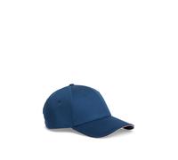 Baseball Cap TOMMY HILFIGER "TH CORPORATE COTTON 6 PANEL CAP", Herren, haunted blau, Twill, Baumwolle, Basic, Caps, mit dezentem Logo-Pin über dem Schild (40440040-0) haunted blau