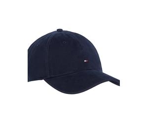 Baseball Cap TOMMY HILFIGER "TH FLAG '85 SOFT 6 PANEL CAP", Damen, blau (space blau), Baumwolle, Caps, mit Logostickerei größenverstellbar Unisex (23416015-0) space blau