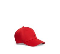 Baseball Cap TOMMY HILFIGER "TH FLAG COTTON 6 PANEL CAP", Herren, apple rot, Web, Baumwolle, Caps, Klemmverschluss, Logoprägung UNISEX (96017051-0) apple rot