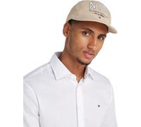 Baseball Cap TOMMY HILFIGER "TH FLAG SEASONAL 5 PANEL CAP", Damen, grün (sandalwood), Web, Baumwolle, unifarben, casual, Caps, Mit festem Schirm (84718142-0) sandalwood