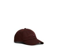 Baseball Cap TOMMY JEANS "TJM LINEAR LOGO CAP", Damen, braun (rich braun), Web, Baumwolle, Caps, Klettverschluss, Logostickerei, Tommy Jeans Schriftzug UNISEX (31290127-0) rich braun
