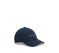 Baseball Cap TOMMY JEANS "TJM LINEAR LOGO CAP", Damen, schwarz night navy, Web, Baumwolle, Caps, Klettverschluss, Logostickerei, Tommy Jeans Schriftzug UNISEX (67469268-0) schwarz night navy