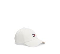 Baseball Cap TOMMY JEANS "TJW HERITAGE CORE 5 PANEL CAP", Herren, ivory, Web, Baumwolle, Caps, Logoprägung, Klemmverschluss UNISEX (78627759-0) ivory