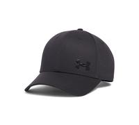 Baseball Cap UNDER ARMOUR "M ESSENTIAL LOW METAL ADJ", Herren, schwarz,, silber, Obermaterial: 100% Baumwolle, Caps, mit Sonnenschutzfaktor UPF 50+, aus Baumwolle (41210927-0) schwarz,, silber