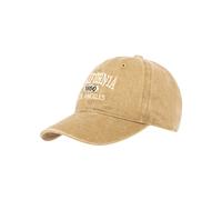 Baseball Cap ZWILLINGSHERZ "California", Damen, beige, Obermaterial: 100% Baumwolle, Caps, Vintage Look, Statement Stickerei (60726516-0) beige