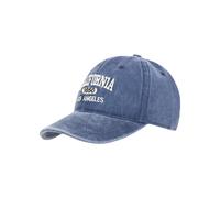 Baseball Cap ZWILLINGSHERZ "California", Damen, navy, Obermaterial: 100% Baumwolle, Caps, Vintage Look, Statement Stickerei (72804659-0) navy