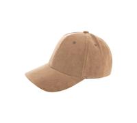 Baseball Cap ZWILLINGSHERZ "Velour", Damen, braun, Obermaterial: 100% Baumwolle, Caps, Samtiges Material, unifarben (36685116-0) braun