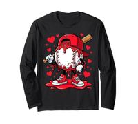 Baseball Drip Icecream Bekleidung Jugend Mädchen Junge Valentinstag Langarmshirt