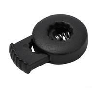 Baseball-Handschuh-Verschlüsse, starke Kunststoff-Schnürverschlüsse für Handschuhe, kein Binden erforderlich, Schwarz, 27 mm x 18 mm, 48 Stück