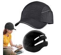 Baseball Hat - Polyester ABS Eva | Breathable Sports Cap with Detachable Head Shell | Adjustable Scooter Helmet Lightweight Protective Cycling Hat for Travel Beach Golf Tennis Workout Use