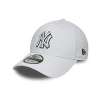 New Era 9Forty Strap Cap - Outline New York Yankees weiß