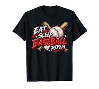 Baseball-Lifestyle-Schlagball, Vintage-Sportkunst T-Shirt