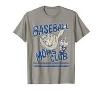 Baseball Moms Club Vintage Game Day Grafik T-Shirt