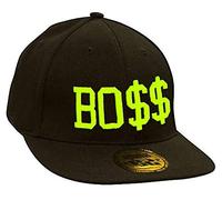 Baseball Mütze Cap Caps schwarz Snapback with Adjustable Strap BOSS LA Boy YOLO