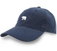 Baseballkappe für Damen und Herren, Eisbär-Stickerei, unstrukturiert, Weich, Vintage 100% Baumwolle Doppellagiges Stoff-Design verstellbar (DE/NL/SE/PL, Alphanumerisch, M, 4XL, Midnight)