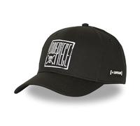 Baseballkappe für Damen und Herren, One Piece, verstellbar, schwarz / weiß, One size