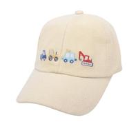 Baseballkappe für Kinder, Motiv: Bagger, Traktor, Truck, Stickerei, verstellbar, Baumwolle, gewaschen, Vintage, lustiger Sonnenhut für Jungen und Mädchen, Alter 2-8 Jahre, khaki, 2-8 Jahre