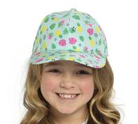 Baseballkappe für Kinder, Unisex, für Jungen und Mädchen, verstellbar, Einheitsgröße, Sommer-Schirmmütze, Mint Flamingo, Einheitsgröße