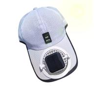 Baseballkappe mit Fan - 1 x Outdoor Fan Baseball Hat | Solar Hat | Cooling Cap for Summer Heat | Hands-frree for Sports & Hiking | Rechargeable Sun with Built-in Home