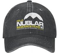 Baseballkappe Snapback Sonnenhut Vintage Isla Nublar Research Team Baseballkappe für Männer Distressed Denim Snapback Cap Cartoon Park Outdoor Fit Caps Hut Geschenk