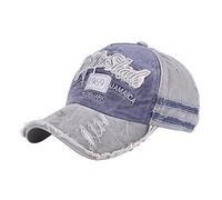 Baseballmütze Damen Herren Baseball Cap Baumwolle Atmungsaktive Baseballkappe Verstellbare Schirmmütze Anti-UV Sonnenschutz Sportmütze Freizeithut Gestickte Schirmkappe für Outdoor Sport Radfahren