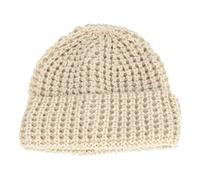 Baseballmütze für Herren und Damen, warm, gestrickt, Baggy, Häkeln, Ski, Winter, Baseballmützen und Mütze, beige, Einheitsgröße