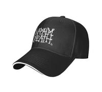 Baseballmütze Napalm Death (Transparent) White Cap Basecap in Hut Hip Hop Caps für Herren Damen Retro Outdoor Freizeit Dad Hat Für Herren Damen Geschenk