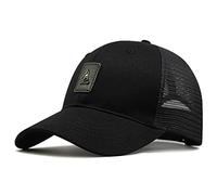 Basecap Herren Große Größe Männer Trucker Cap Mesh Baseball Cap Big Head Golf Cap Frühling Sommer Mode, Schwarz, 60-65cm