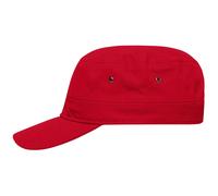 James & Nicholson Military Cap MB095, rot, Einheitsgröße (Anstoßkappe & Schutzmütze)