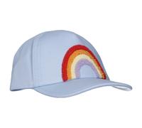 Sterntaler Basecap Regenbogen - Basecap aus Baumwoll-Canvas mit Regenbogen-Design, elastischem Gummizug, pflegeleicht und ideal für sonnige Tage - Hellblau, Größe 55