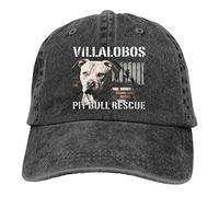 Basecap Snapback Outdoor Baseball Kappe Jeans Hat Villalobos Rescue Center Pit Bull Rescue Lightweight Breathable Soft Baseball Cap Sports Cap Adult Trucker Hat Mesh Cap