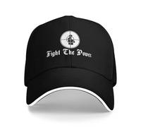 Basecap Weiß Fight The Power Fighting Public Enemy Sommer Damen High-End Weiblich Strand Sonnencreme Hip Hop Trucker