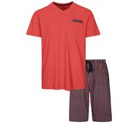 Basefield - He.-Shorty Feininterlock red stripe - Gr. - XXL