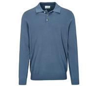 BASEFIELD - NOS Polo Pullover dark ocean - Gr. - M