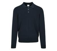 BASEFIELD - NOS Polo Pullover night blue - Gr. - M