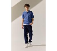 BASEFIELD - NOS Polo Strick Shirt 1/2 Arm azure wave - Gr. - XXL