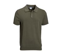 BASEFIELD - NOS Polo Strick Shirt 1/2 Arm moss green - Gr. - 3XL
