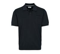 BASEFIELD - NOS Polo Strick Shirt 1/2 Arm night blue - Gr. - XL