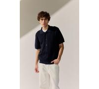 Basefield - Polo Strick Shirt 1/2 Arm night blue - Gr. - L