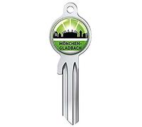 BASI Fanschlüssel Schlüsselrohling Schlüsselanhänger Fanartikel Schlüsseldienst City-Key Skyline Mönchengladbach