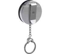 BASI Gürtelclip, Schwarz-Silber (Gürtel & Hosenträger)